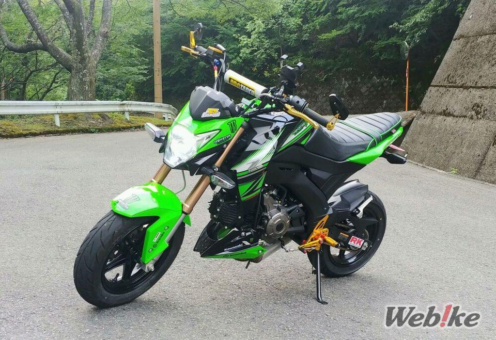 KAWASAKI Z125 PRO 커스텀