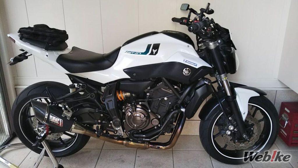 편안함과 부드러운 승차감 향상: Yamaha MT-07(FZ-07) Custom