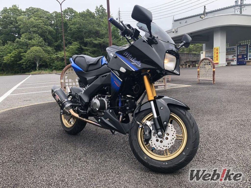 가와사키 Z125 프로 커스텀 : 미니 닌자 스타일