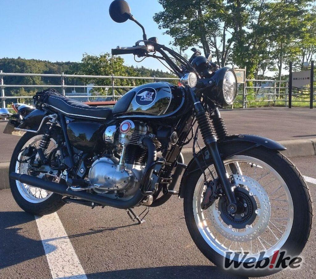 가와사키 메구로 K3 커스텀 : 차분한 매력과 편안함