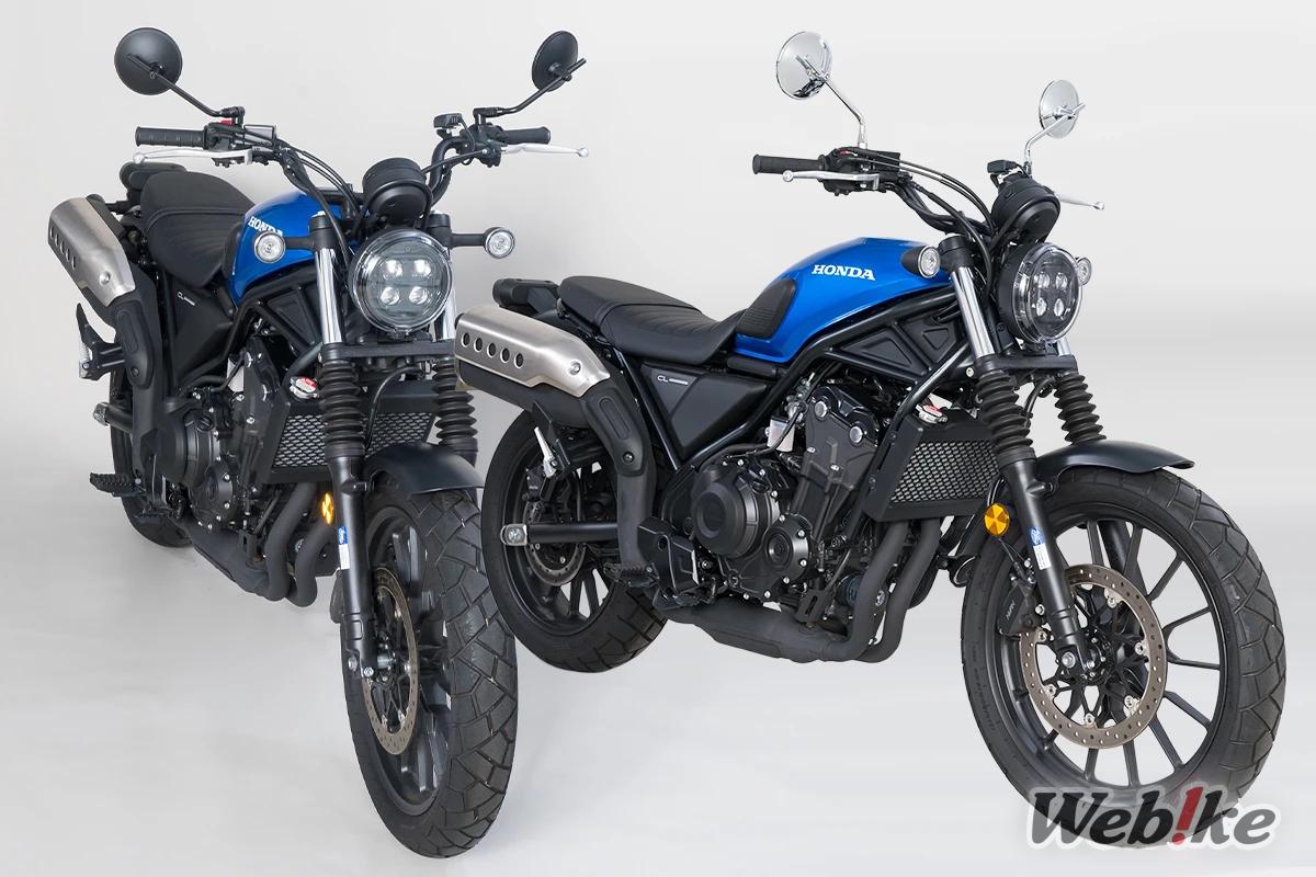 Honda CL2500 equipped with Tanax Trad Mirror EX