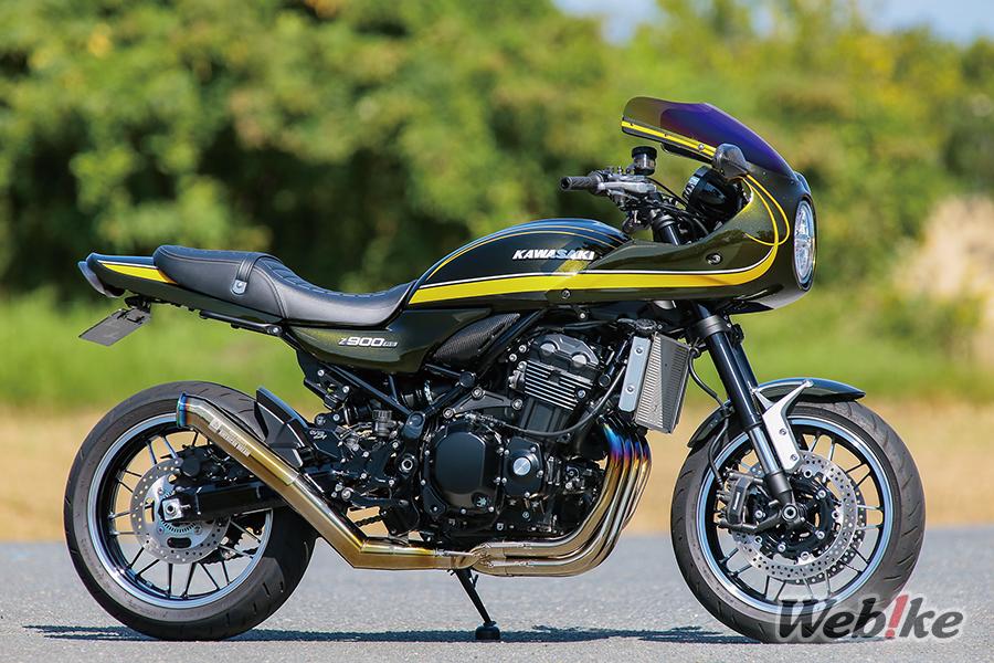 가와사키 Z900RS 커스텀 by 아메리칸 드림 : Z900RS용 오리지널 부품 총출동